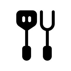 Editable spatula, bbq fork vector icon. Part of a big icon set family. Perfect for web and app interfaces, presentations, infographics, etc