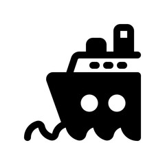 Editable cruise ship vector icon. Part of a big icon set family. Perfect for web and app interfaces, presentations, infographics, etc