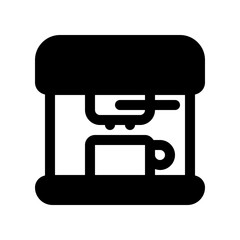 Editable coffee maker vector icon. Cafe, coffee shop, restaurant, drink, beverages. Part of a big icon set family. Perfect for web and app interfaces, presentations, infographics, etc