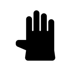 Editable rubber glove vector icon. Industry, household, gardening, landscaping. Part of a big icon set family. Perfect for web and app interfaces, presentations, infographics, etc