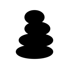 Editable stone balancing, zen, stack vector icon. Wellness, spa, relaxation. Part of a big icon set family. Perfect for web and app interfaces, presentations, infographics, etc