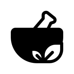 Editable herbal medicine vector icon. Wellness, spa, relaxation. Part of a big icon set family. Perfect for web and app interfaces, presentations, infographics, etc