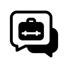 Editable career consultation, consulting, service, profession vector icon. Business, work, job. Part of a big icon set family. Perfect for web and app interfaces, presentations, infographics, etc