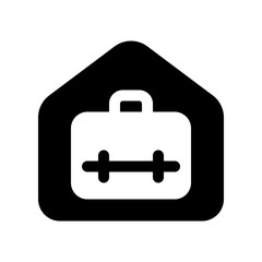 Editable remote work, briefcase, portfolio, experience vector icon. Job, profession, freelance. Part of a big icon set family. Perfect for web and app interfaces, presentations, infographics, etc