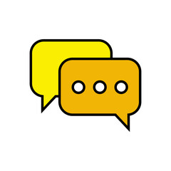 Illustration Vector Graphic of Bubbles, messages, chat Icon