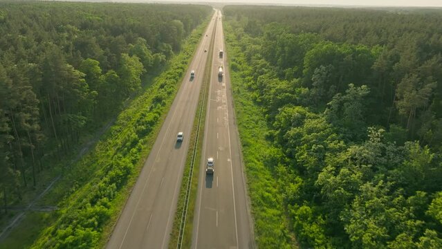 Delivery truck cargo travel traffic countryside highway transport highway logistic summer car drive travel