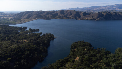 Aerial View of Lake Cachuma, Santa Ynez Valley, Santa Barbara County	
