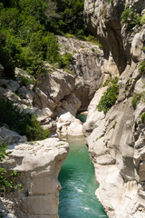Tirana ,Albania, Tirana river canyons, Tujan