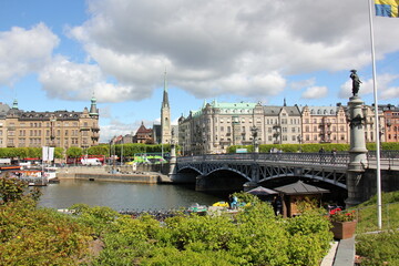 Stockholm Sweden 27 05 2021 . Stockholm is located on 14 islands that are part of the vast...