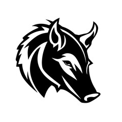 boar silhouette illustration 