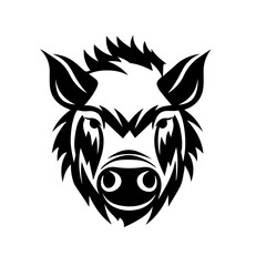 boar silhouette illustration 