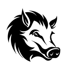boar silhouette illustration 