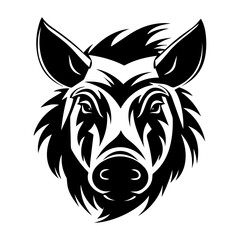 boar silhouette illustration 