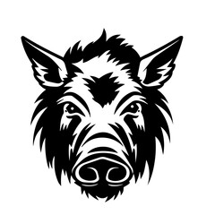 boar silhouette illustration 