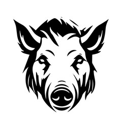 boar silhouette illustration 