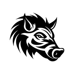 boar silhouette illustration 