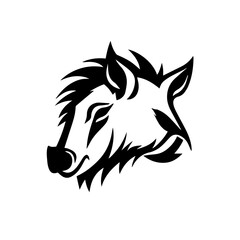 boar silhouette illustration 