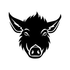 boar silhouette illustration 