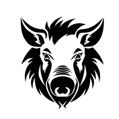 boar silhouette illustration 