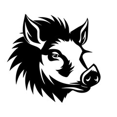 boar silhouette illustration 