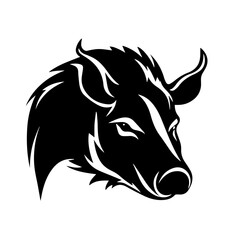 boar silhouette illustration 