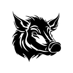 boar silhouette illustration 
