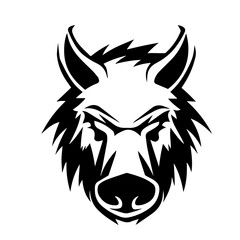 boar silhouette illustration 