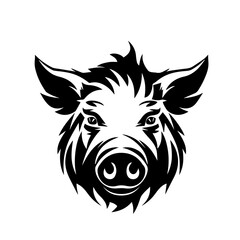 boar silhouette illustration 