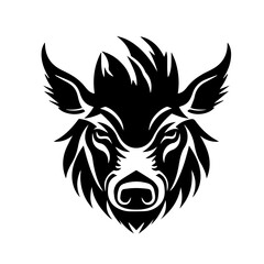 boar silhouette illustration 