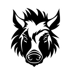 boar silhouette illustration 