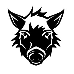 boar silhouette illustration 