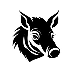 boar silhouette illustration 