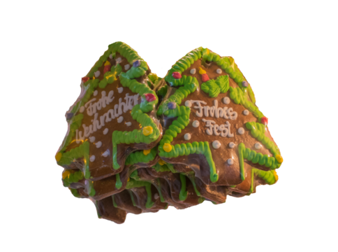 Lebkuchen Weihnachtsbäume Tannenbäume Frohes Fest - Powered by Adobe