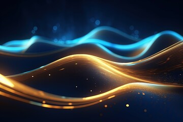 abstract futuristic background with pink blue glowing neon moving high speed wave lines and bokeh lights. Data transfer concept Fantastic wallpaper