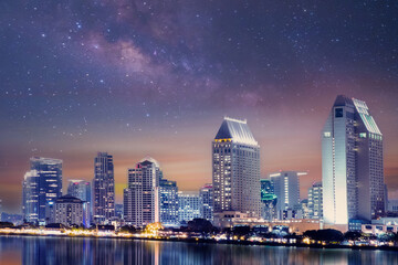 View of  cityscape at Night,