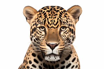leopard on white generative ai
