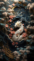 Generative AI, 12 zodiac is represent by using animals to be symbol including Rat, Ox, Tiger, Rabbit,  Dragon, Snake, Horse, Goat, Monkey, Rooster, Dog and pig. image style paper sculptures
