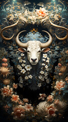 Generative AI, 12 zodiac is represent by using animals to be symbol including Rat, Ox, Tiger, Rabbit,  Dragon, Snake, Horse, Goat, Monkey, Rooster, Dog and pig. image style paper sculptures