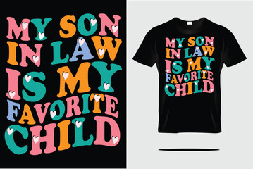 Father and son love t shirt 