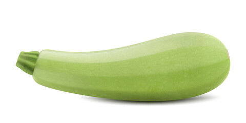 Fresh raw vegetable marrow zucchini isolated on a white background. Realistic 3d vector illustration. Can be used for advertising, packaging, banner, print, web design