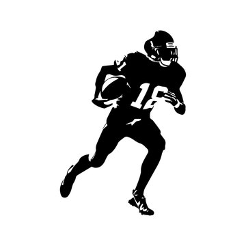 recommend clip art: football player silhouette illustration 