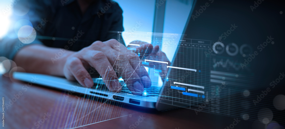 Poster online document database,auditor worker working with document folder ,management of important docume