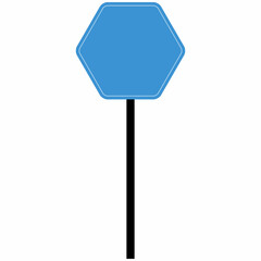 Road sign for decoration and design.