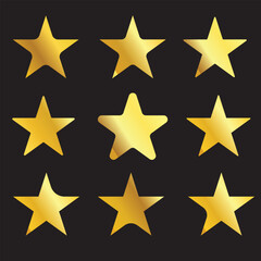 Star icons. Twinkling stars. Sparkles, shining burst. Christmas vector symbols isolated