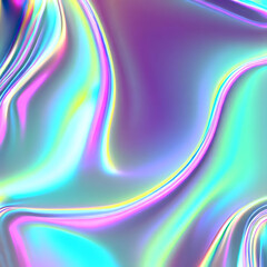 vibrant neon wave background