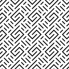 Seamless models. Modern stylish texture. Monochrome, simple. Vector.