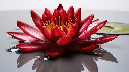 Lotus lily. Generative Ai