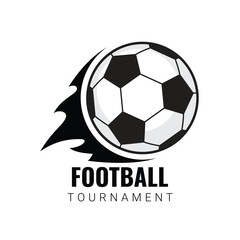 Obraz premium Soccer ball football tournament icons. Symbol or emblem. vector illustration