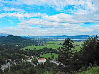 Fototapeta premium View from Neuschwanstein Castle, Schwangau, Germany