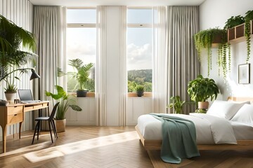 Fototapeta premium living room interior